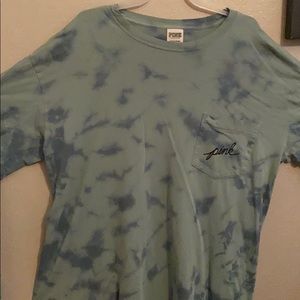 A pink branded long sleeve